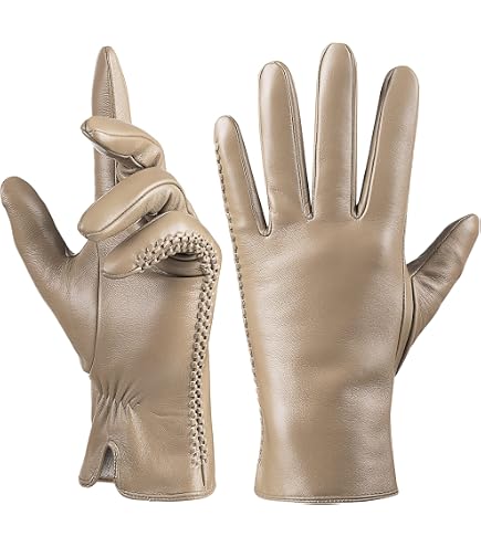 UGG Women's Leather Sheepskin Vent Gloves with Conductive Tech