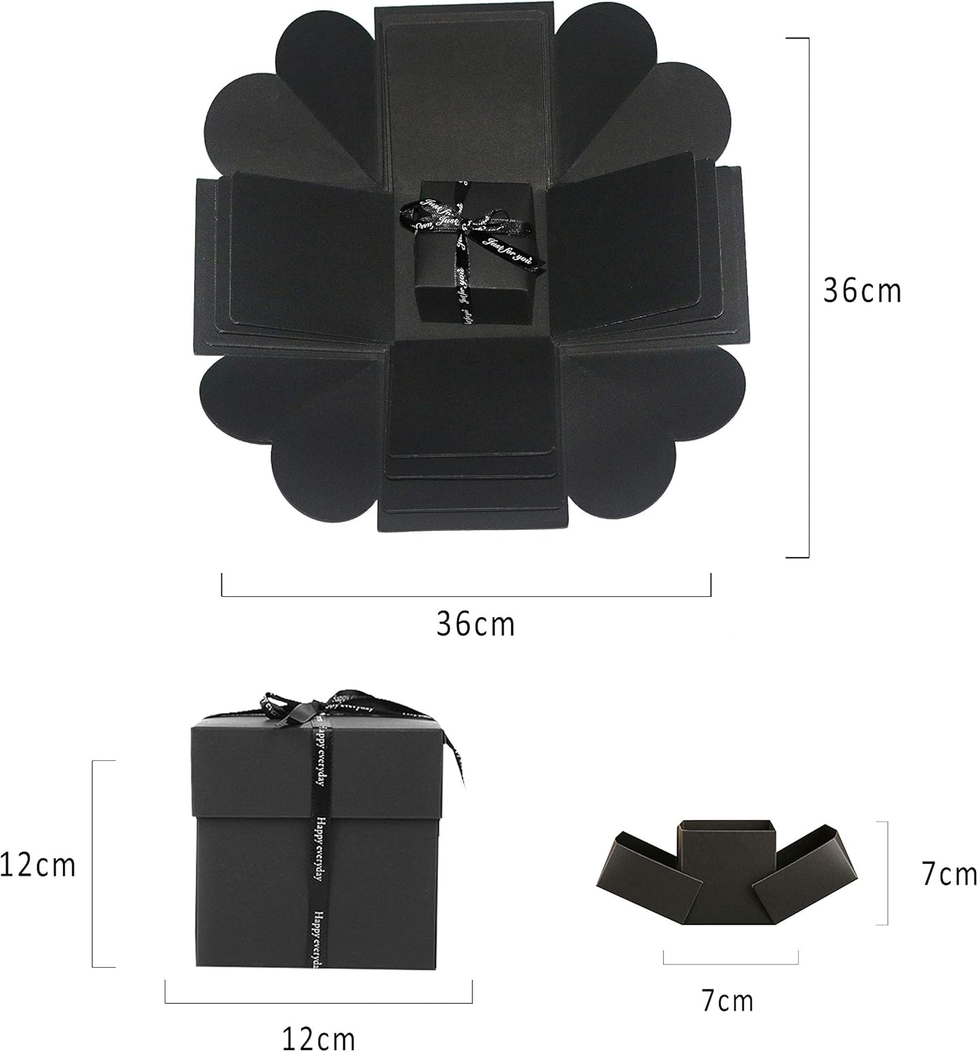 Hbsite Boite A Surprise Bricolage Explosion Bricolage Photo A La Main Boite A Surprise Amour Souvenir Boite De Cadeau De Scrapbooking Pour Noel Anniversaire Anniversaire Cadeau De Mariage Valentine Ameublement Et Decoration