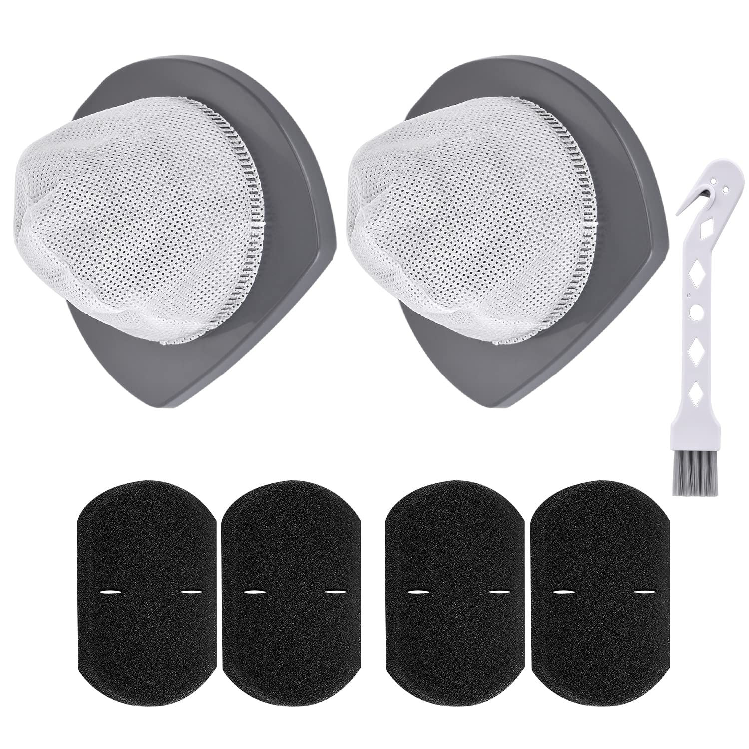 Photo 1 of Anicell 2033 Replacement Filter Compatible with Bissell Featherweight Stick Lightweight Bagless Vacuum 20331 20333 20334 20336 20339 2033M, 2 Mesh Filters 4 Foam Filters, Replace part# 1611508