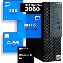 Dell Optiplex 3060 Desktop Computer | Intel i5-8500 (3.2) | 8GB