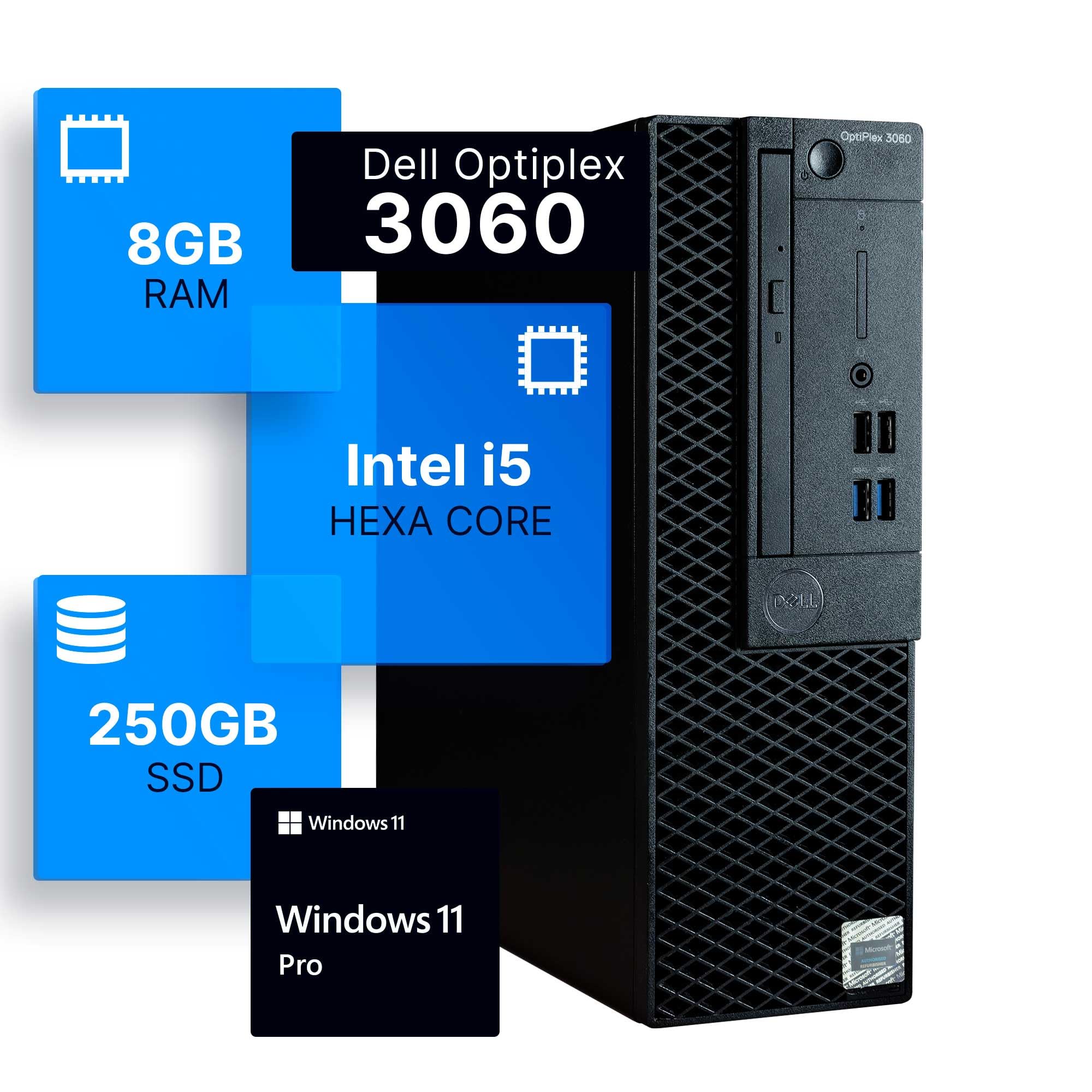 Dell Optiplex 3060 Desktop Computer | Intel i5-8500