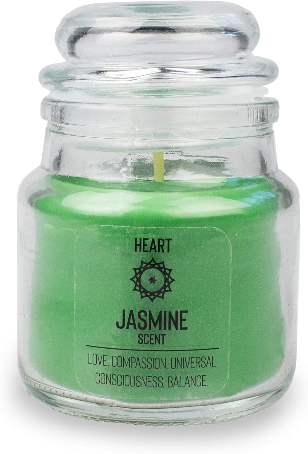 Myga Scented Candle, Heart Chakra Candle with Soy Wax & Essential Oil Blend, 100% Vegan and Eco-Friendly