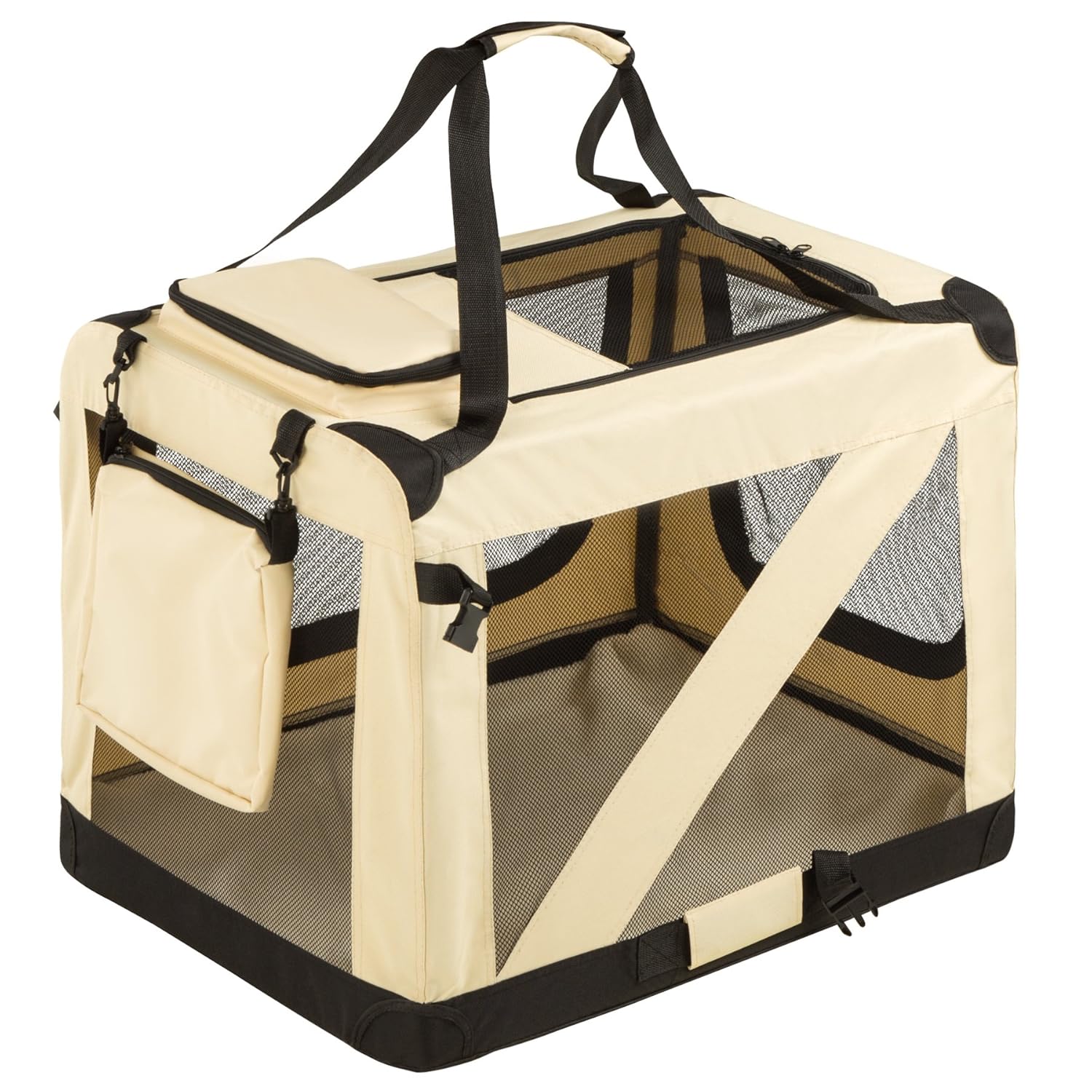 TecTake Transportín plegable para perros jaula de transporte bolsa viaje varias tamaños