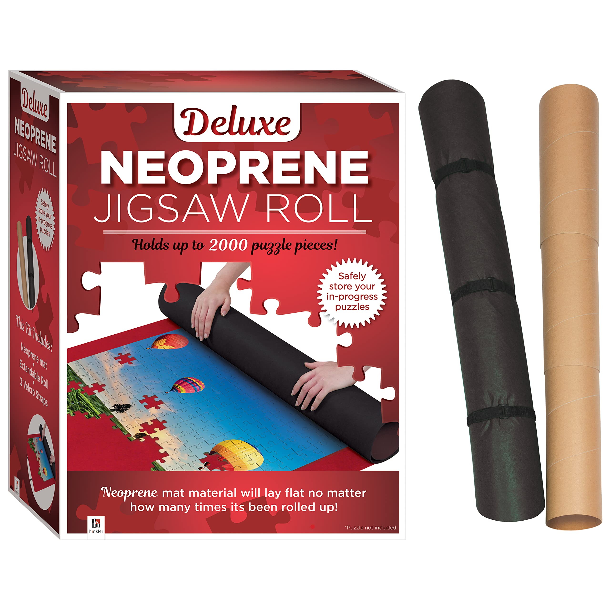 Hinkler Neoprene Jigsaw Roll for Puzzle Mat | Jigsaw Board