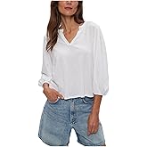 Michael Stars Gabi Puff Sleeve Top
