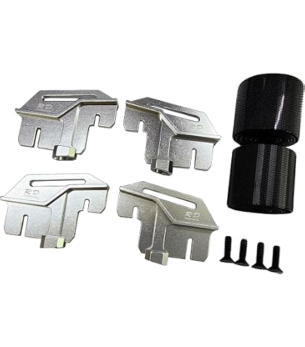 For Traxxas 1/10 4wd Slash LCG Chassis Alloy Aluminium Tall Battery Holder Mount...