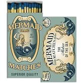 HomArt Mermaid Brand Decorative Match Box with Wooden Matches