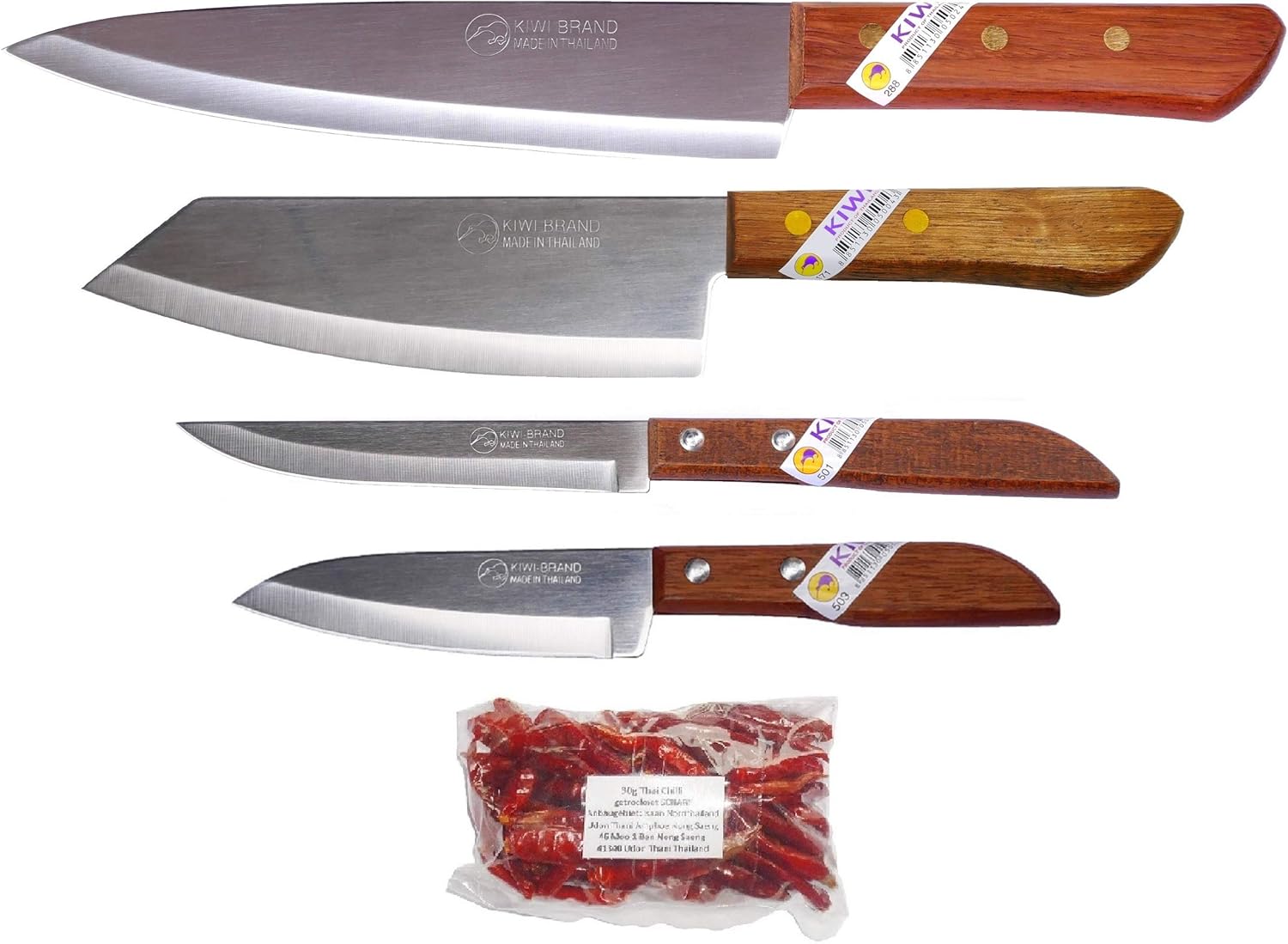 Kiwiandkom 288 171 501 503 Lot De 4 Couteaux De Cuisine Tha landais 30