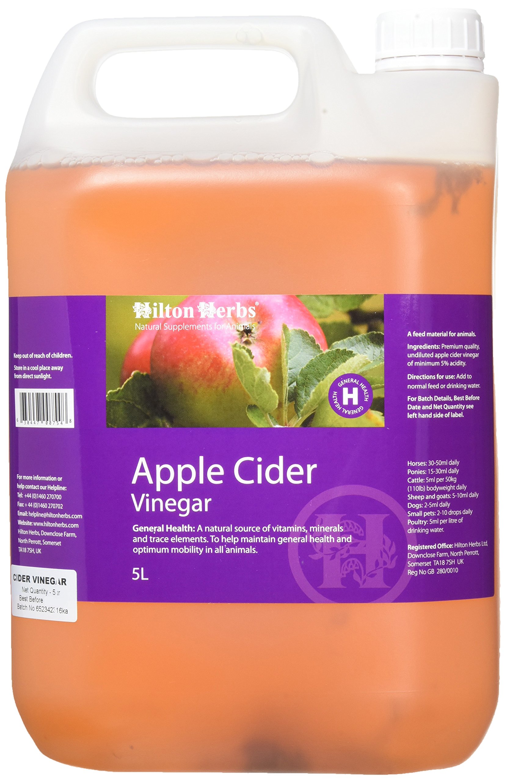 Hilton Herbs Apple Cider Vinegar 5 Litre