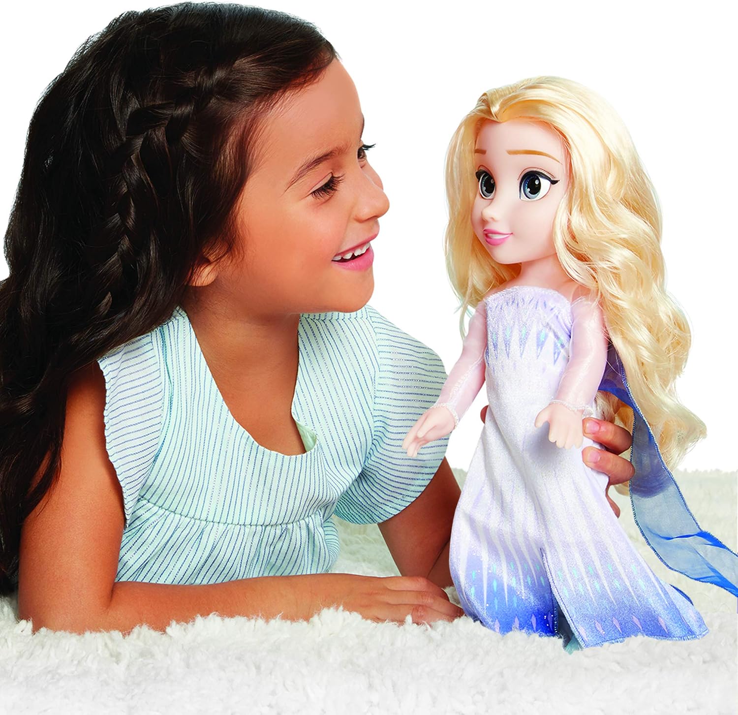 Frozen 2 Elsa Doll In Ionic Epilogue Outfit, Pair of Shoes - 14-Inches - Perfect Doll for Any Frozen 2 Elsa Fan! For Girls Ages 3+ - Image 3
