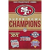 NFL San Francisco 49ers - Champions 23 Wall Poster, 34L" x 22.4W", Premium Unframed Version