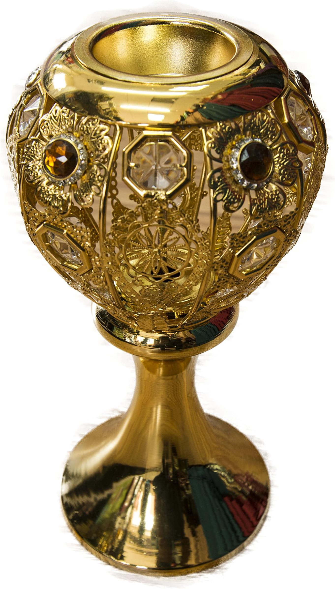 Bakhoor Burner Oil Incense Bakhur Gold Metal Burner Mabkhara Gift