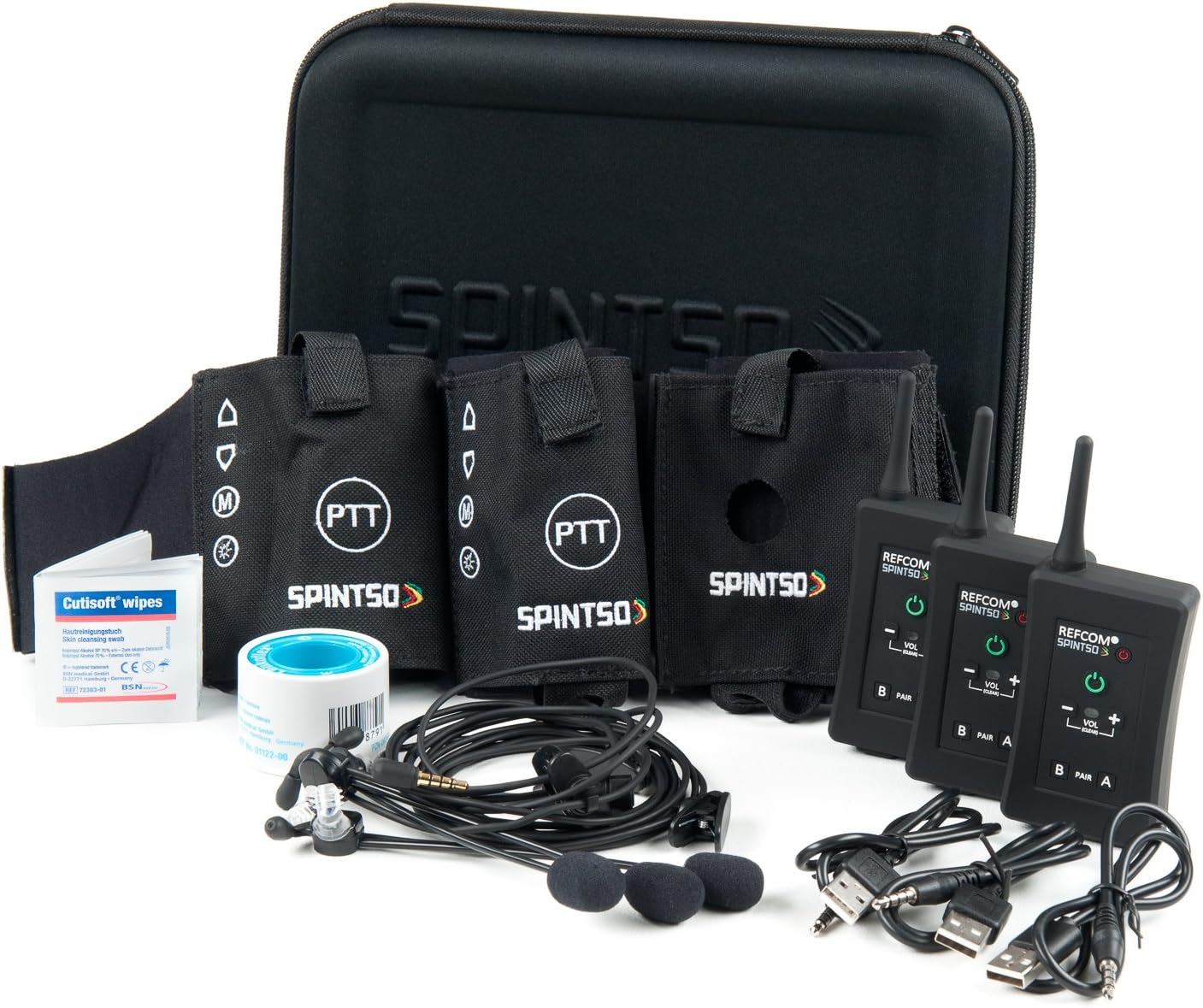 SPINTSORefcom - professional language - communication system for referees.