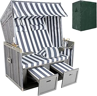 TecTake Luxus Strandkorb