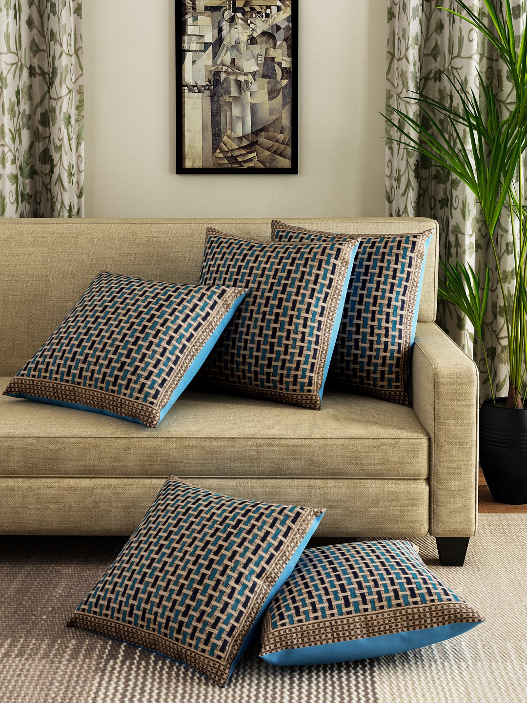 pillow covers turquoise