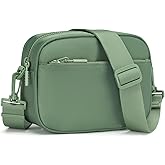 AMZFROG Small Checkered Crossbody Bag for Women Cute Purses Trendy Shoulder Handbags Wide Strap