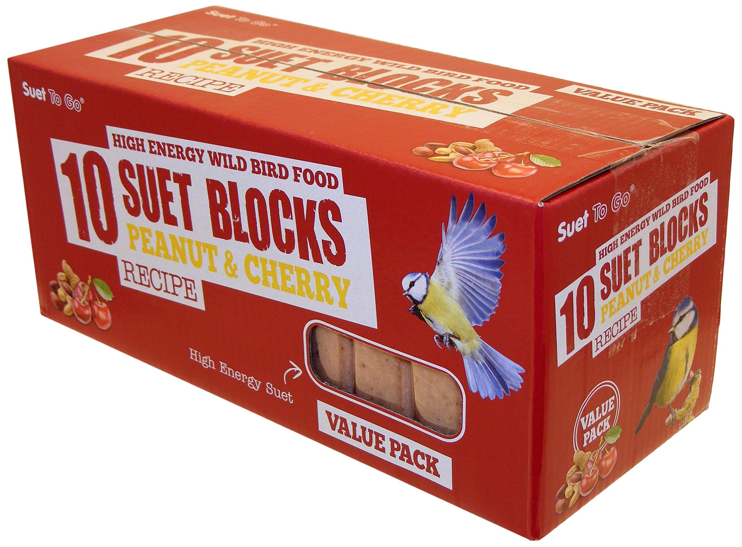 SUET BLOCKS Wild Bird Feed Energy Cake Treats Fat Feast Food10 X 300