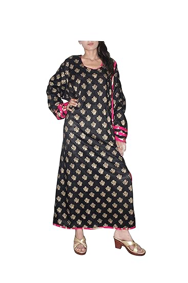 black color long frock