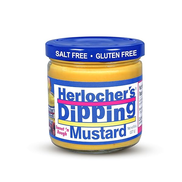 HERLOCHER’S DIPPING MUSTARD – SWEET & TANGY MUSTARD...
