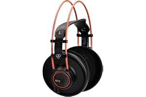 AKG Pro Audio K712 PRO, Wired, Over-Ear, Open Back, Reference Studio Headphones, Flat Wire Voice Coil, Black