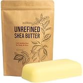 Raw Shea Butter &ndash; 100% Pure Unrefined African Shea Butter, 8 oz Block | Deep moisturizer for dry skin, face, hair &amp; scalp. Ideal for DIY body butter, lip balm, lotion &amp; soap making.