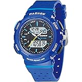 PASNEW Kid Watch Multi Function Digital-Analog Sport Watches for 7-Year Old or Above Children