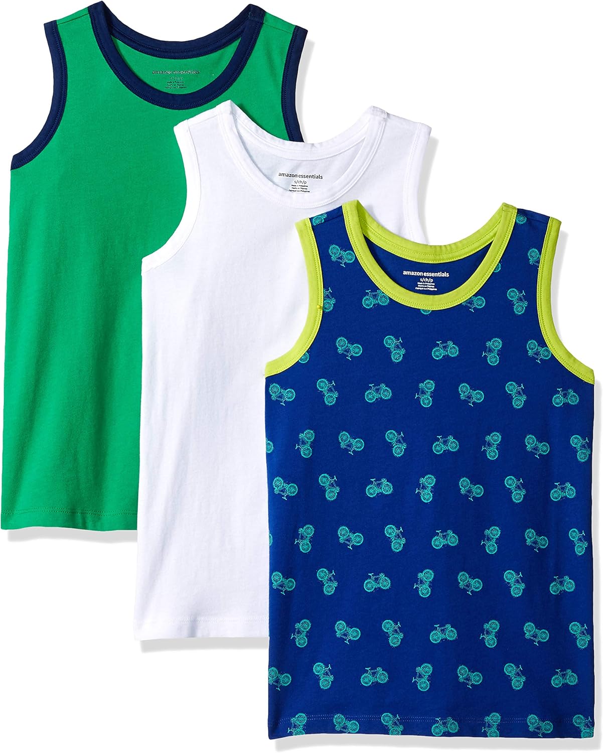 Amazon Essentials Boy's 3-Pack Tank Top