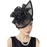 BABEYOND Fascinators Hats for Women - Tea Party Kentucky Headwear Derby Flower Church Hat Headband for Cocktail Wedding