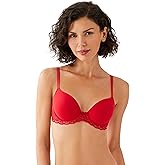 Wacoal womens La Femme Lightly Padded Mid Coverage Plunge T-shirt Bra, 853117