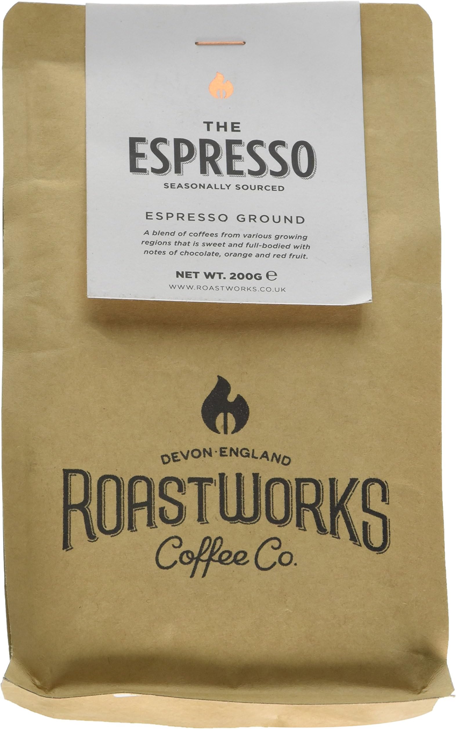 Roastworks The Espresso Premium Roast and Ground Coffee 200 g
