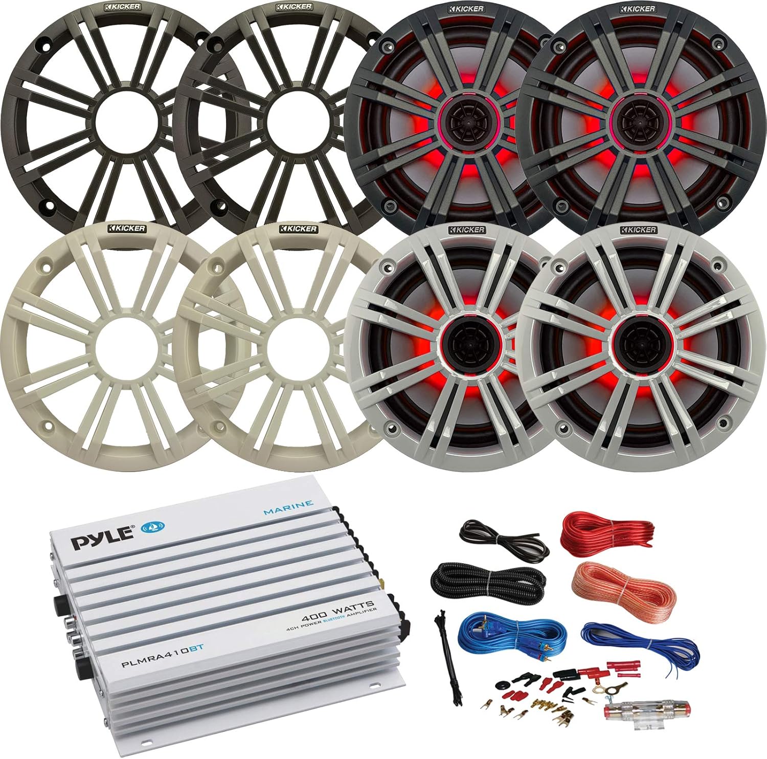 kicker light up speakers