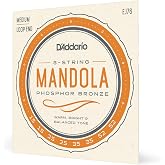 D'Addario EJ76 Phosphor Bronze Mandola Strings, Medium, 15-52