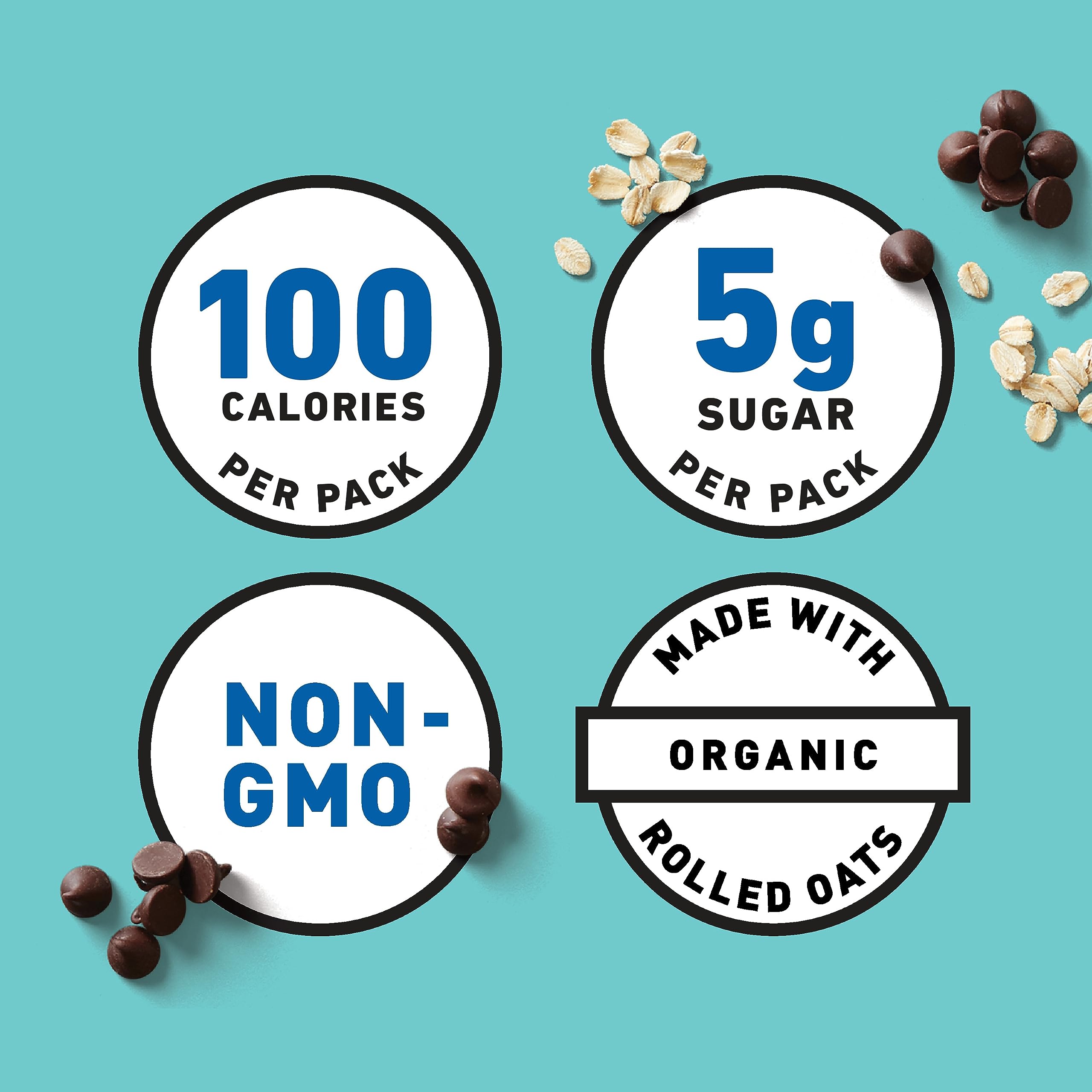 CLIF BAR Thins - Variety Pack - Crispy Snack Bars - Made with Organic Oats - Non-GMO - Plant-Based - 100 Calorie Packs - Amazon Exclusive - 0.78 oz. (21 Count)