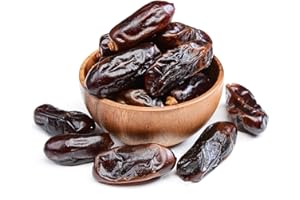 GHLDMJ Premium Black Dates, Organic & Unsweetened, Gluten - Free, Vegan, Good Fiber Source, Low Glycemic, Perfect Natural Snack for All Ages