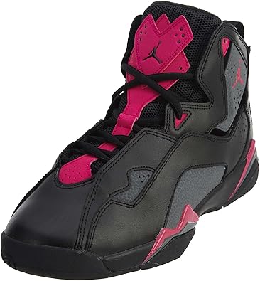 jordan true flight black red grey