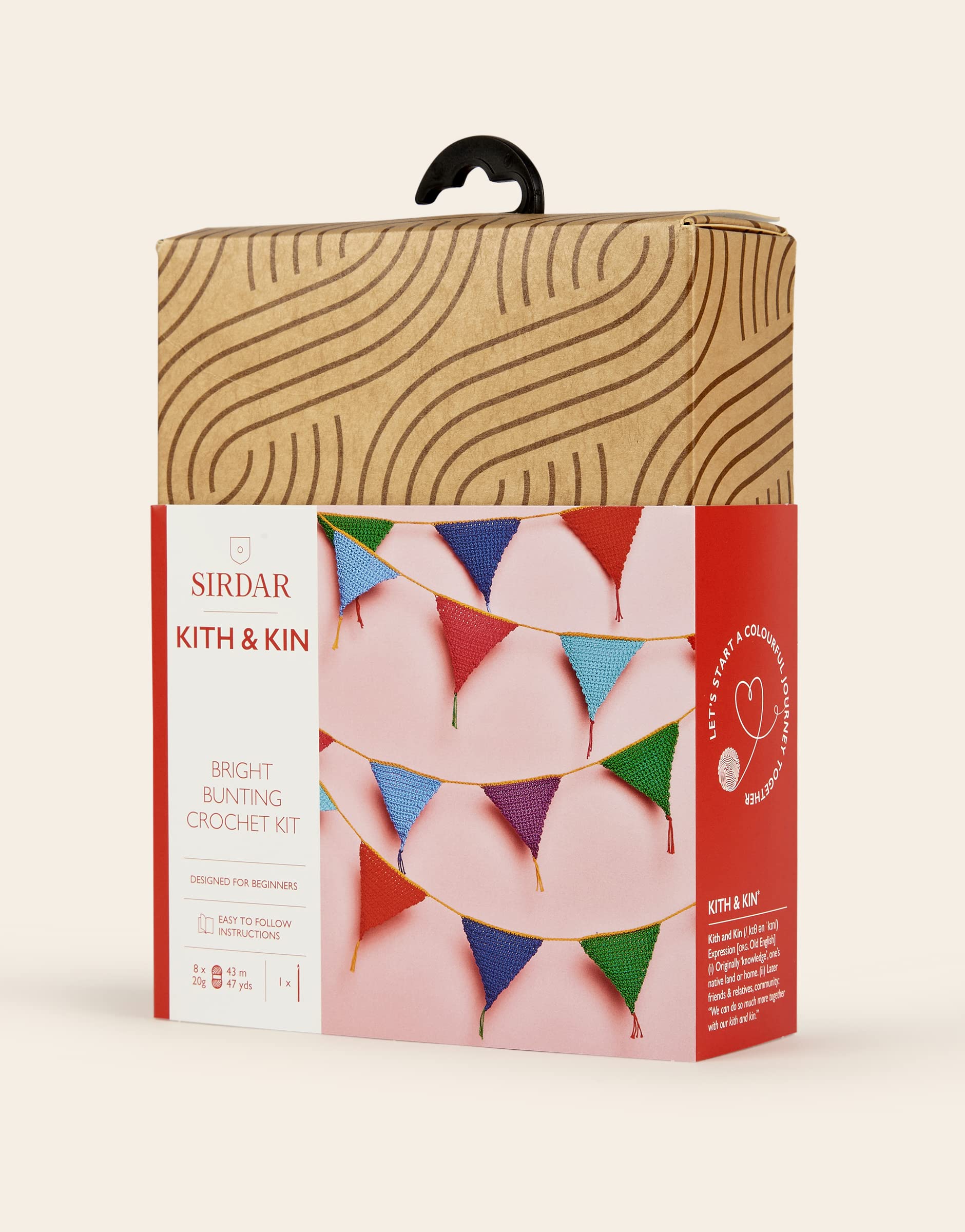 Sirdar Kith & Kin, Bright Bunting Crochet Kit