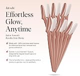 Kitsch Dermaplane Razor for Women Face 12 pcs Terracotta view 2