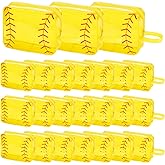 24 Pcs Softball Team Gifts Cosmetic Bags PVC Clear Waterproof Makeup Organizer 7 x 5.5 x 1.8 '' Travel Toiletry Zippered Pouch for Women Coach Party Favors Sport Accessories