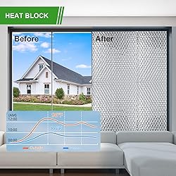 AGHITG Bubble Reflective Insulation Roll to Window
