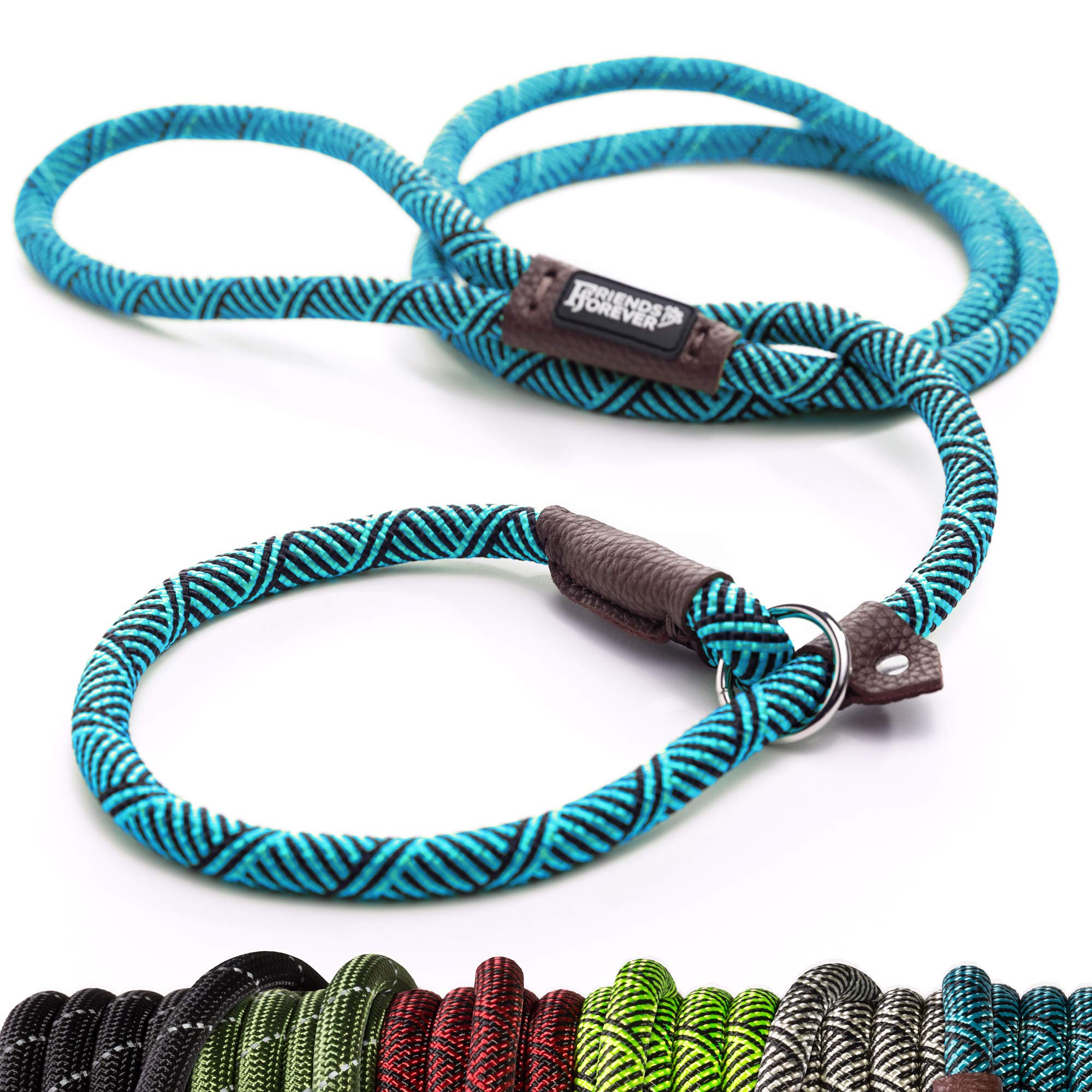 Friends Forever Extremely Durable Dog Slip Rope Leash, Premium Quality