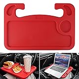 JUSTTOP Car Steering Wheel Desk, Red