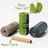 Greener Walker Poo Bags 540 Extra Thick Biodegradable 33x23 cm Brown view 2