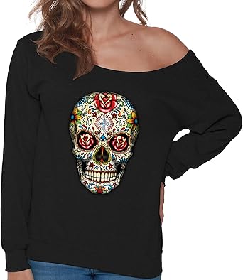 sugar skull sweatshirt