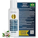Brazilian Keratin Treatment Blowout Complex-PROHALL SELECT ONE 4.05 oz-Formaldehyde Free Keratin Hair Treatment at Home-Queratina Brasileña Keratina Para Alisar el Pelo Sin Formol-Off White
