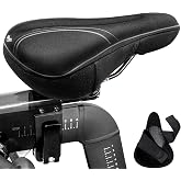 X WING Bike Seat Cushion for Men &amp; Women Comfort, Ultra-Soft Saddle Cushion, Comfortable Bicycle Saddle Cover, Padded Bike Seat Cover Fits with Peloton, Exercise, Stationary &amp; Indoor Outdoor Cycling