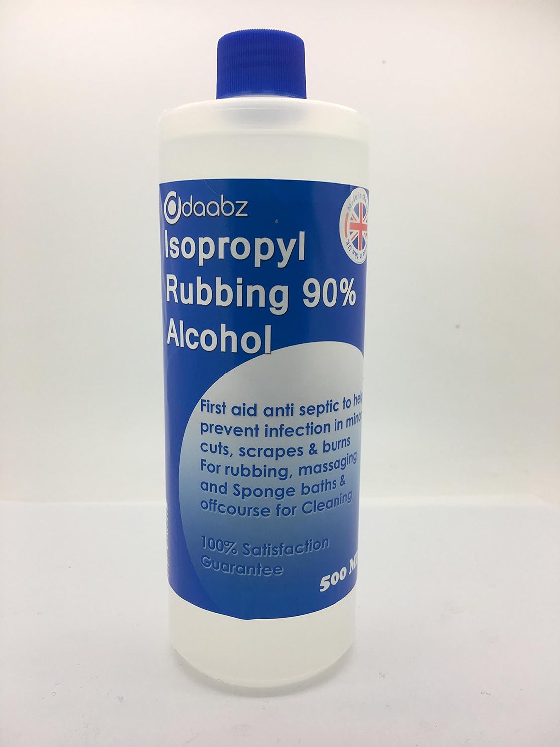 NEW 2019 DAABZ® ISOPROPYL RUBBING ALCOHOL 90 MULTIPURPOSE FIRST AID