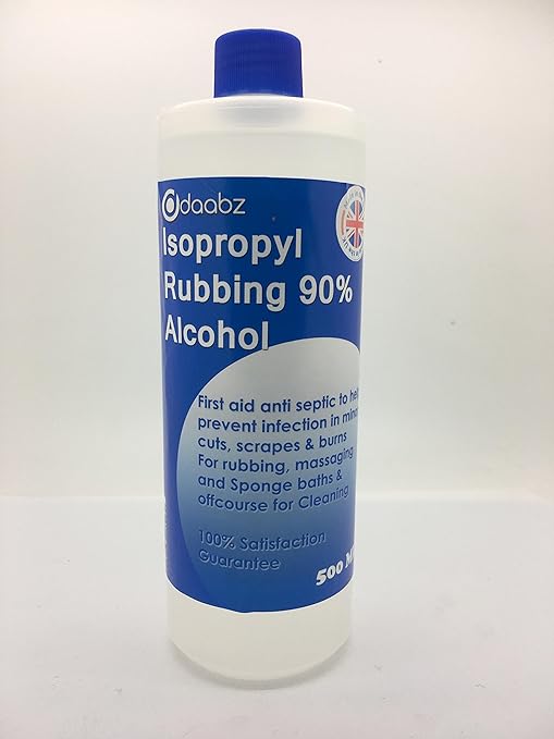 NEW 2019 DAABZ® ISOPROPYL RUBBING ALCOHOL 90 MULTIPURPOSE FIRST AID