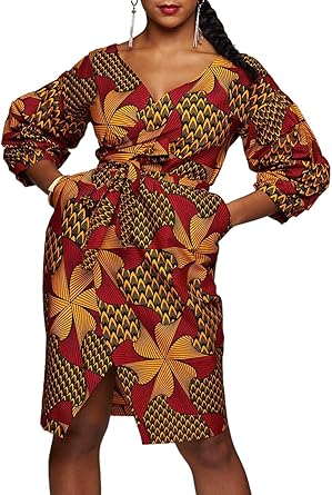 african floral dresses