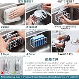 TAILI Sponge Holder for Kitchen Sink with Strong Suction, Rustproof Aluminum, view 3