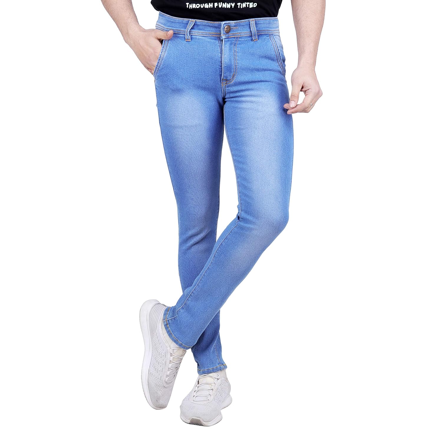 men's colored jeans relaxed fit